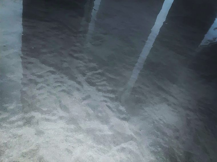 Decorative metallic epoxy floor finish