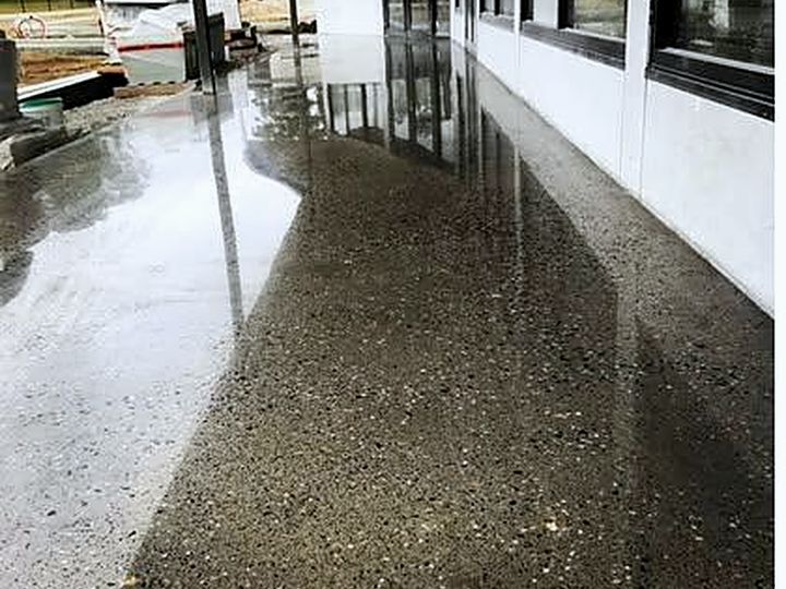 Commercial polished concrete floor by CHA in Melbourne