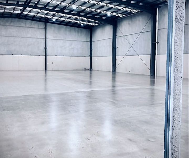 Commercial warehouse floor finished by CHA in Melbourne